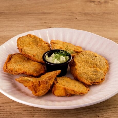 Setas empanadas para llevar