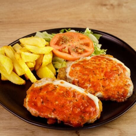 Milanesa al plato restaurante madrid